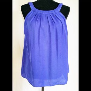 Cobalt Blue Bow Tank Sz L